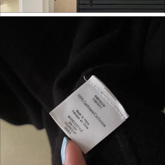 JOIE Black 100% Cashmere Jessi Hooded Cardigan - Picture 3 of 4